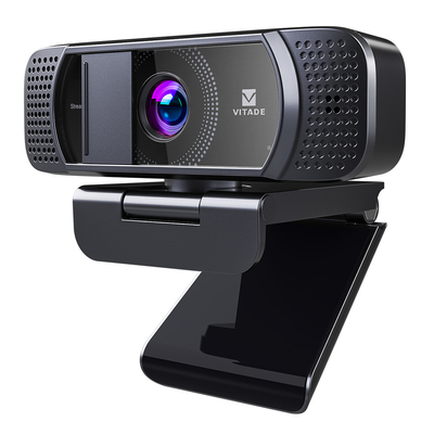 Webcam 1080P HD mit Tischplattenweb-kamera Mikrofon-Privatleben-Abdeckung Vitade 672A USB